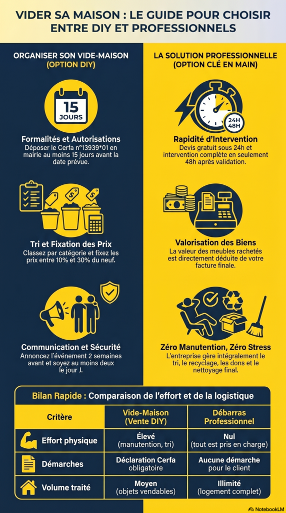 Infographie : Guide Organiser Son Vide Maison